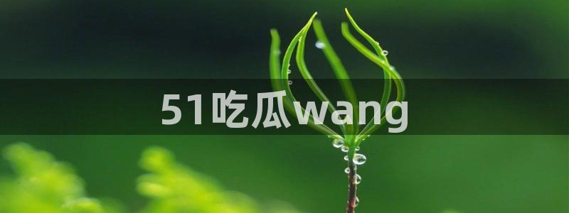 黑料爆料：51吃瓜wang