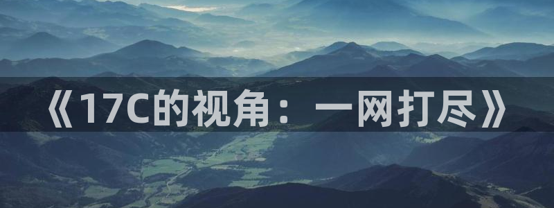 高血糖可以吃茄瓜吗：《17C的视角：一网打尽》