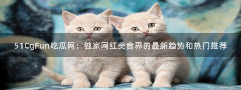 91 今日吃瓜 吃瓜首页：51CgFun吃瓜网：独家网红美食界的最新趋势和热门推荐